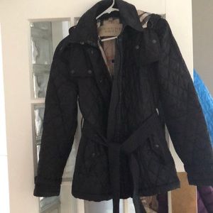 Like new Burberry Finsbridge Hooded Quilted jacket